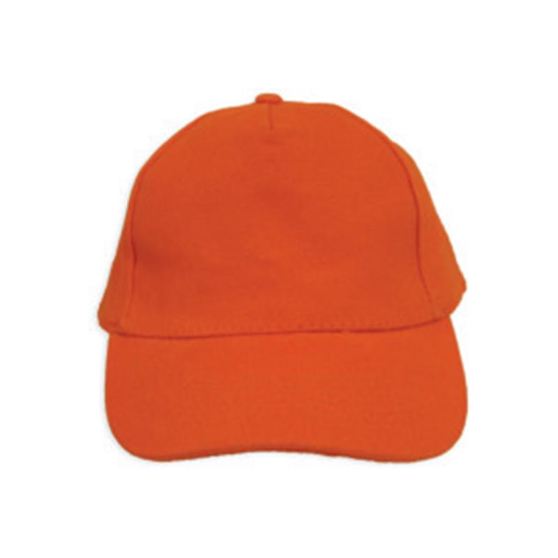 Brush Cotton Cap - Orange Color